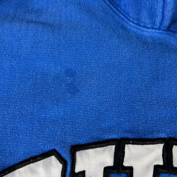 Y2K Steve & Barrys Duke Blue Devils Sweatshirt Medium Blue Faded Thrashed Hoodie - Picture 3 of 16